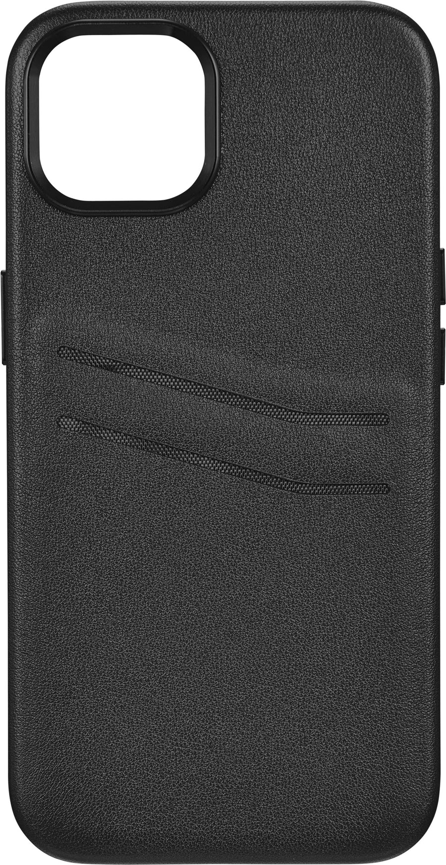 Insignia™ - Leather Wallet Case for iPhone 14 and iPhone 13 - Black_0