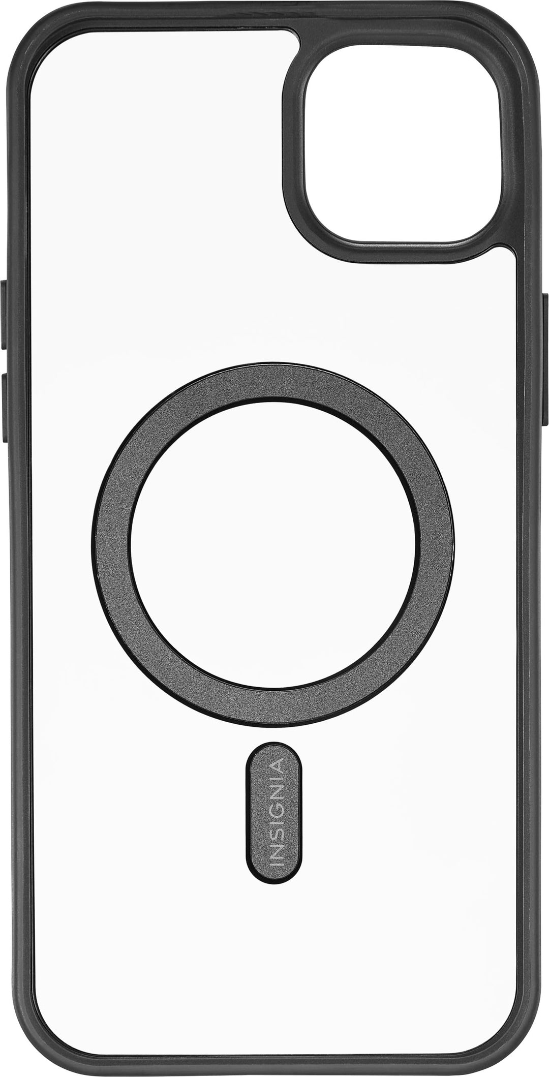 Insignia™ - Hard-Shell Case with MagSafe for iPhone 14 Plus - Clear/Black_6