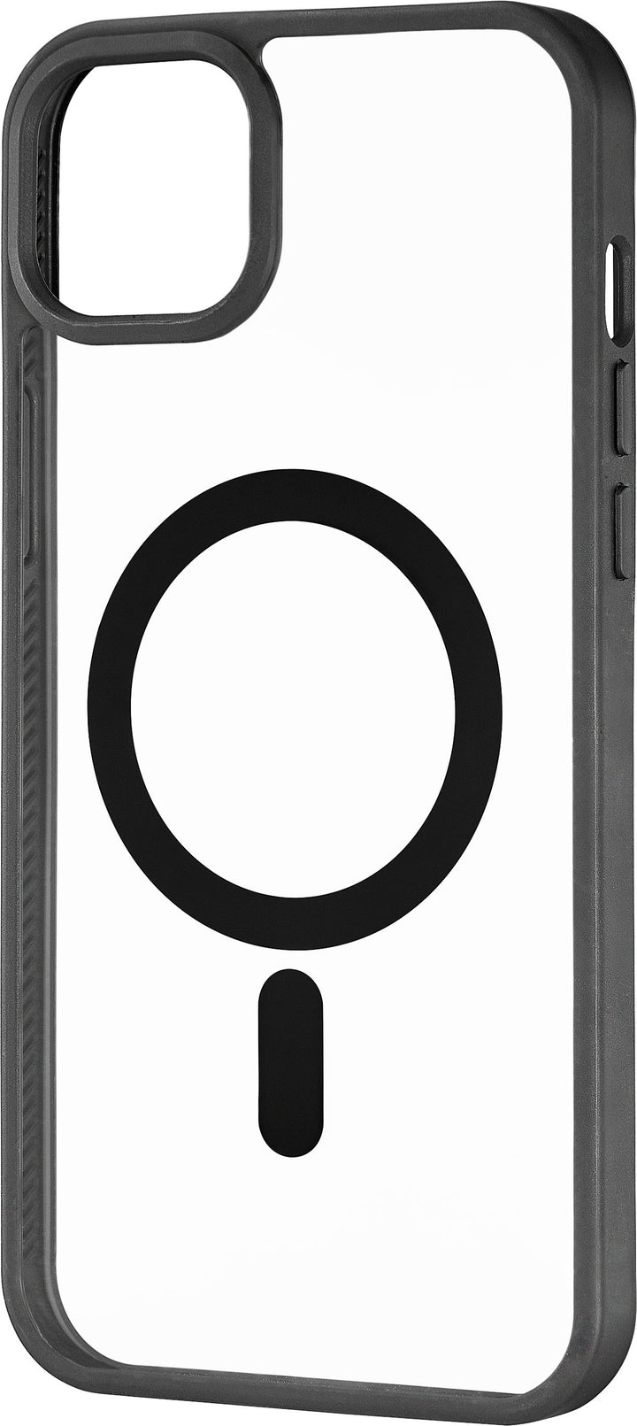 Insignia™ - Hard-Shell Case with MagSafe for iPhone 14 Plus - Clear/Black_2