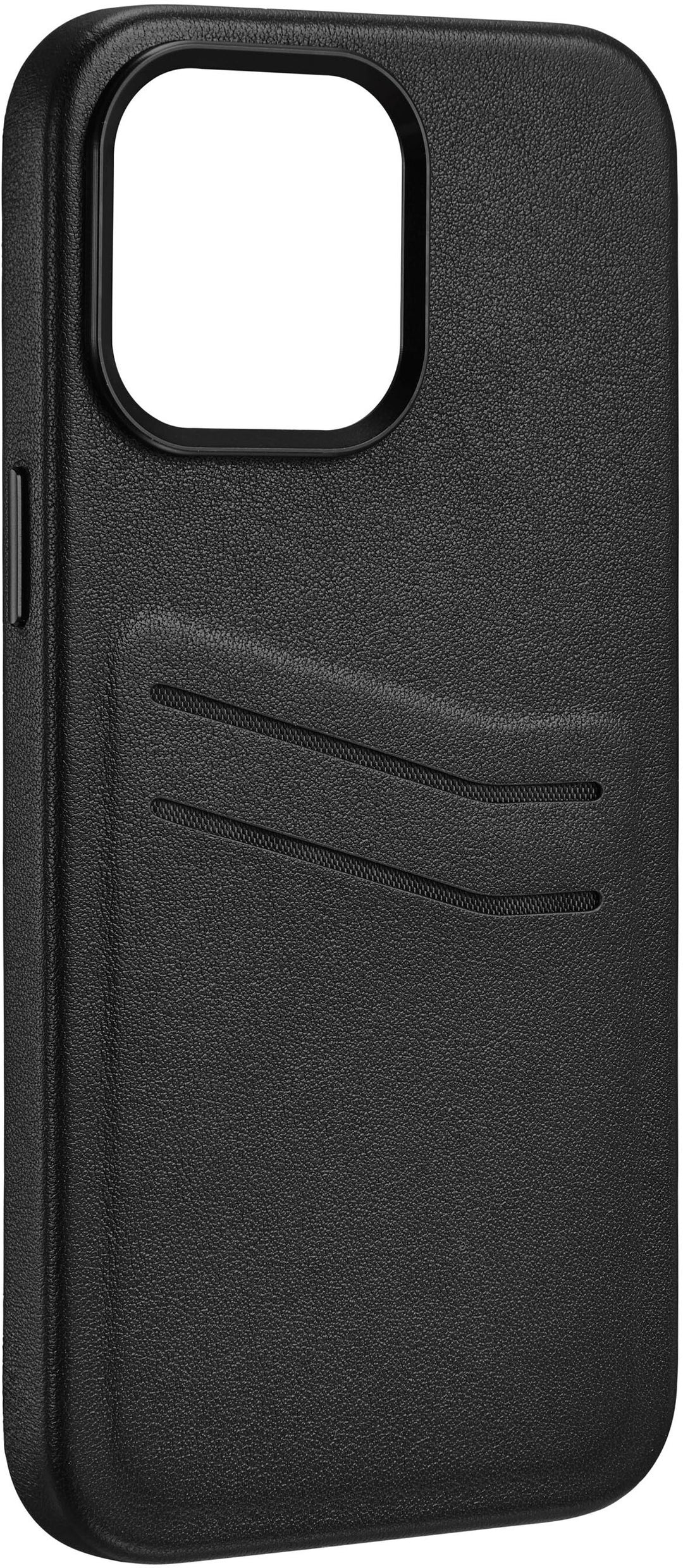 Insignia™ - Leather Wallet Case for iPhone 14 Pro Max - Black_1