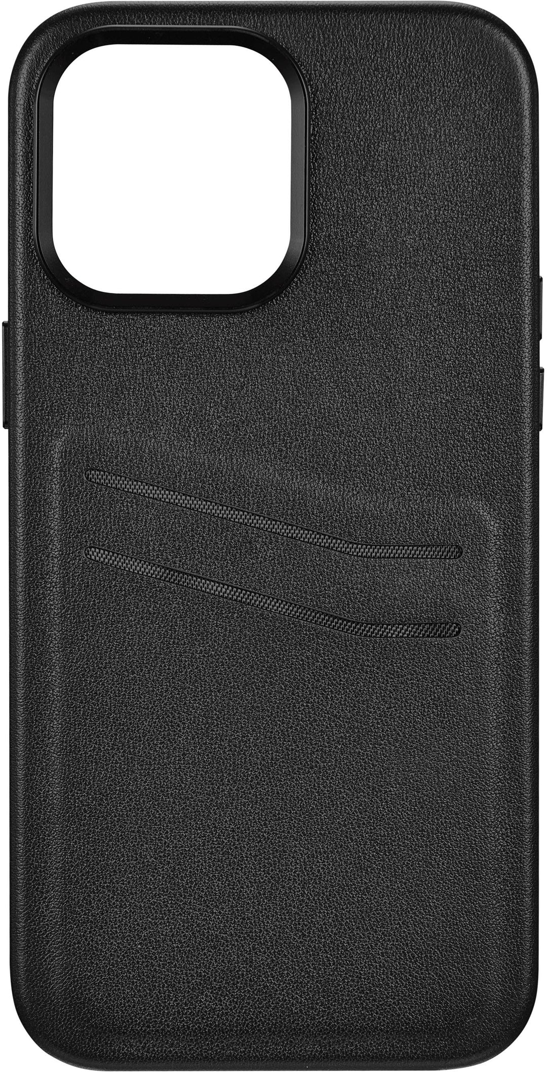 Insignia™ - Leather Wallet Case for iPhone 14 Pro Max - Black_0