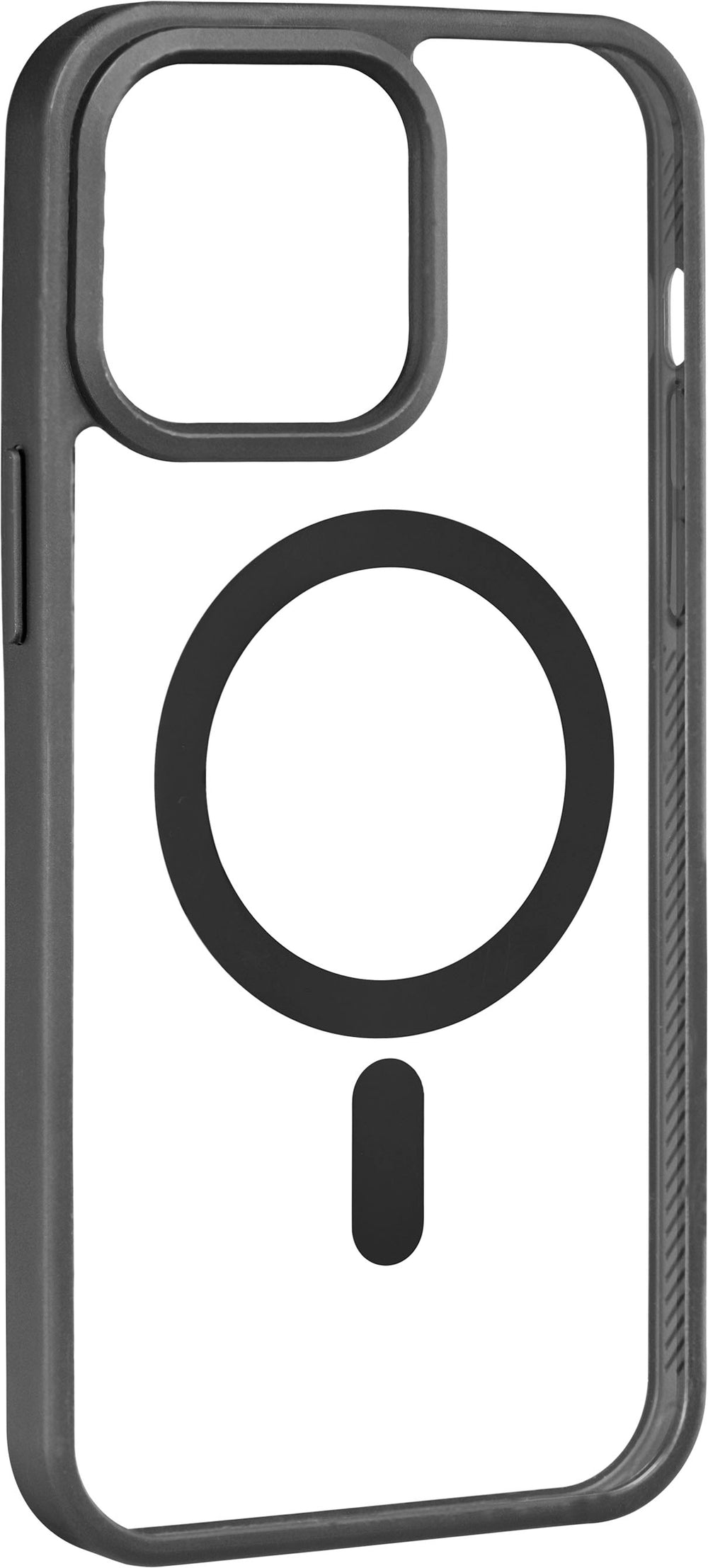 Insignia™ - Hard-Shell Case with MagSafe for iPhone 14 Pro Max - Clear/Black_1