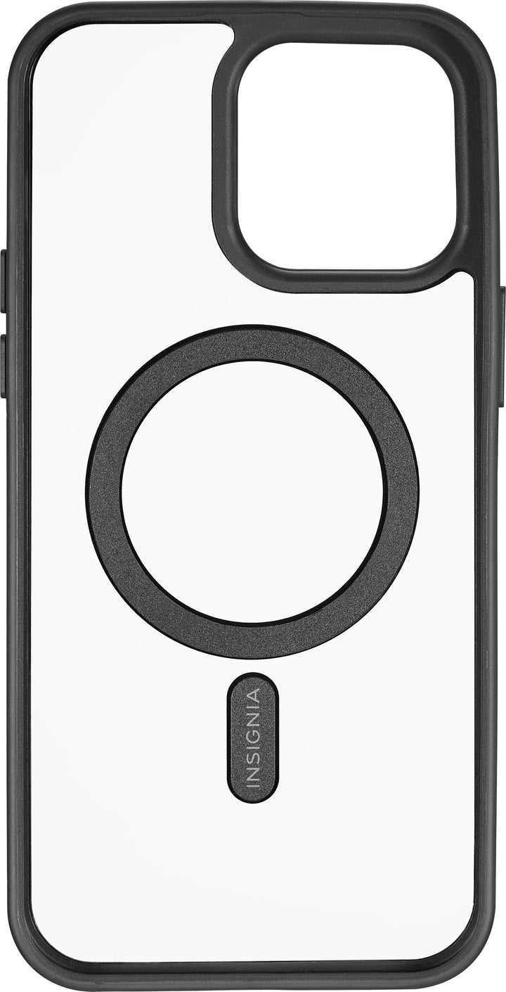 Insignia™ - Hard-Shell Case with MagSafe for iPhone 14 Pro Max - Clear/Black_6