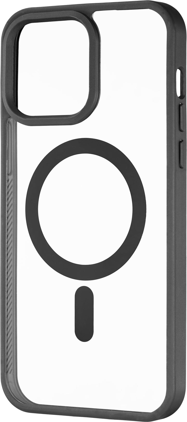 Insignia™ - Hard-Shell Case with MagSafe for iPhone 14 Pro Max - Clear/Black_2