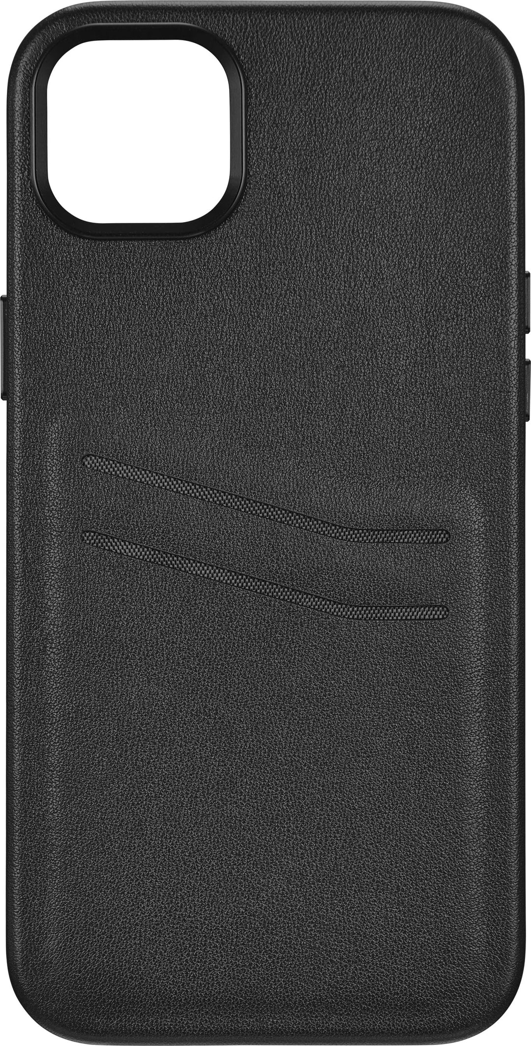 Insignia™ - Leather Wallet Case for iPhone 14 Plus - Black_0
