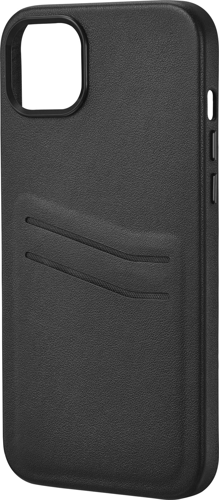 Insignia™ - Leather Wallet Case for iPhone 14 Plus - Black_2