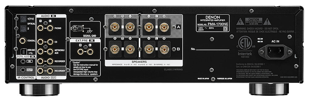 Denon - PMA-900HNE 140W 2.0-Ch Integrated Amplifier - Black_1