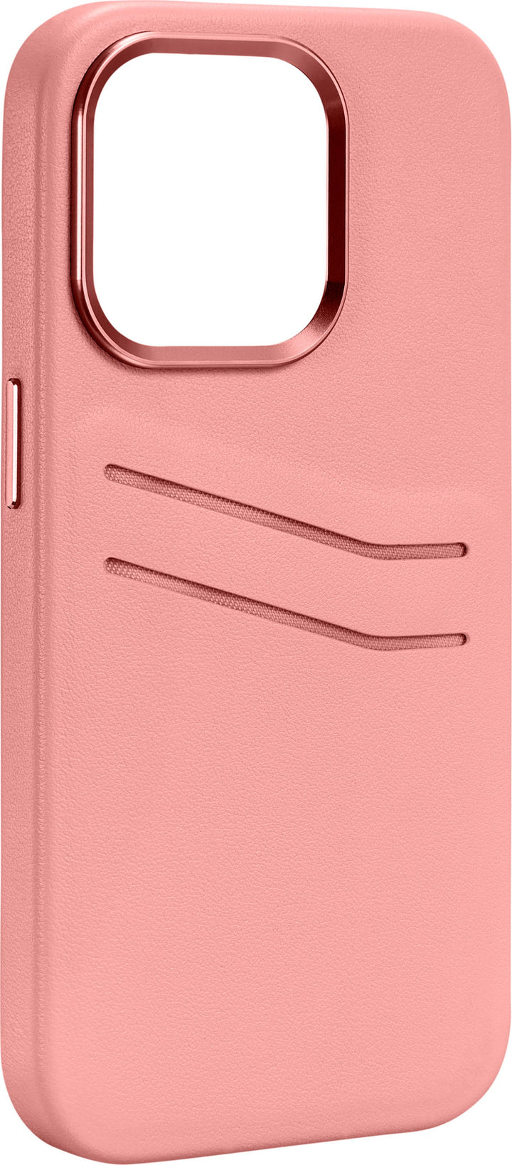 Insignia™ - Leather Wallet Case for iPhone 14 Pro - Pink_1