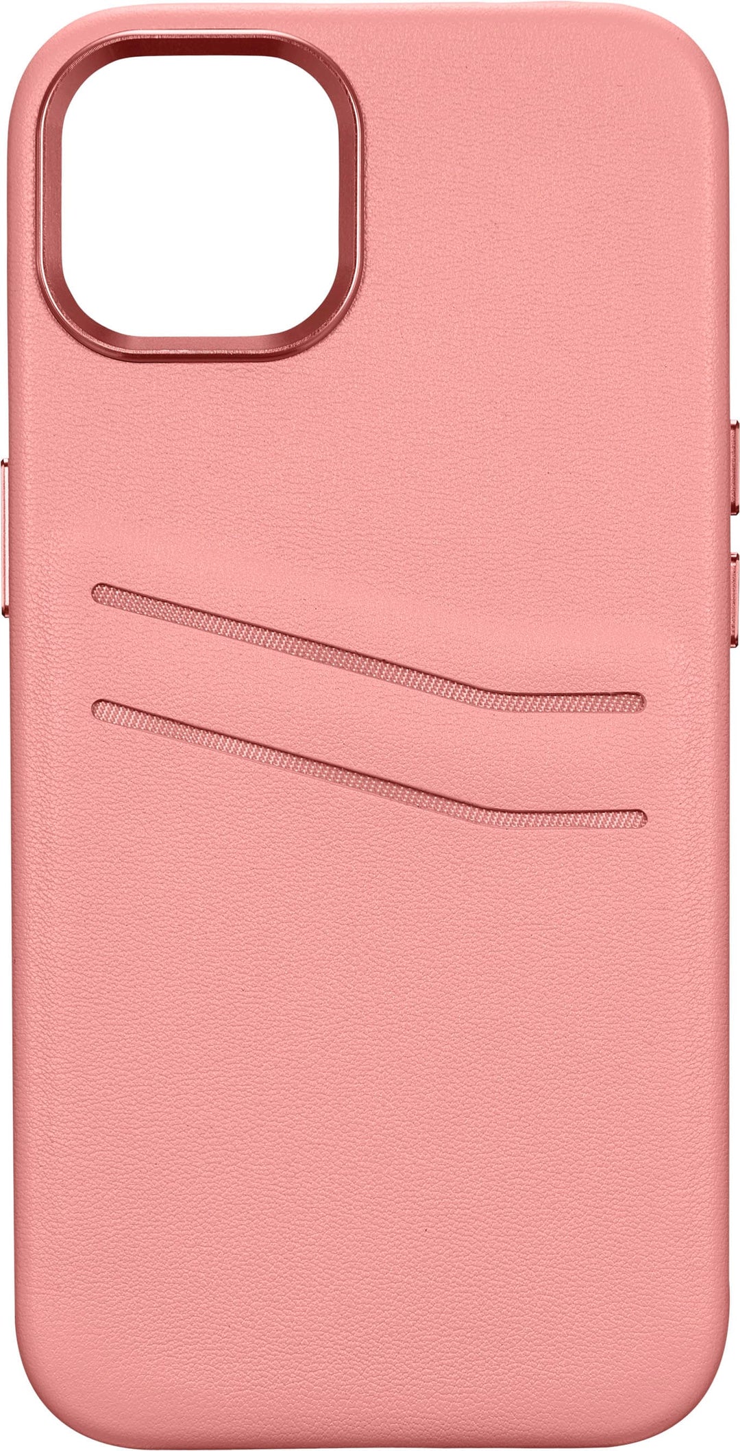 Insignia™ - Leather Wallet Case for iPhone 14 and iPhone 13 - Pink_0