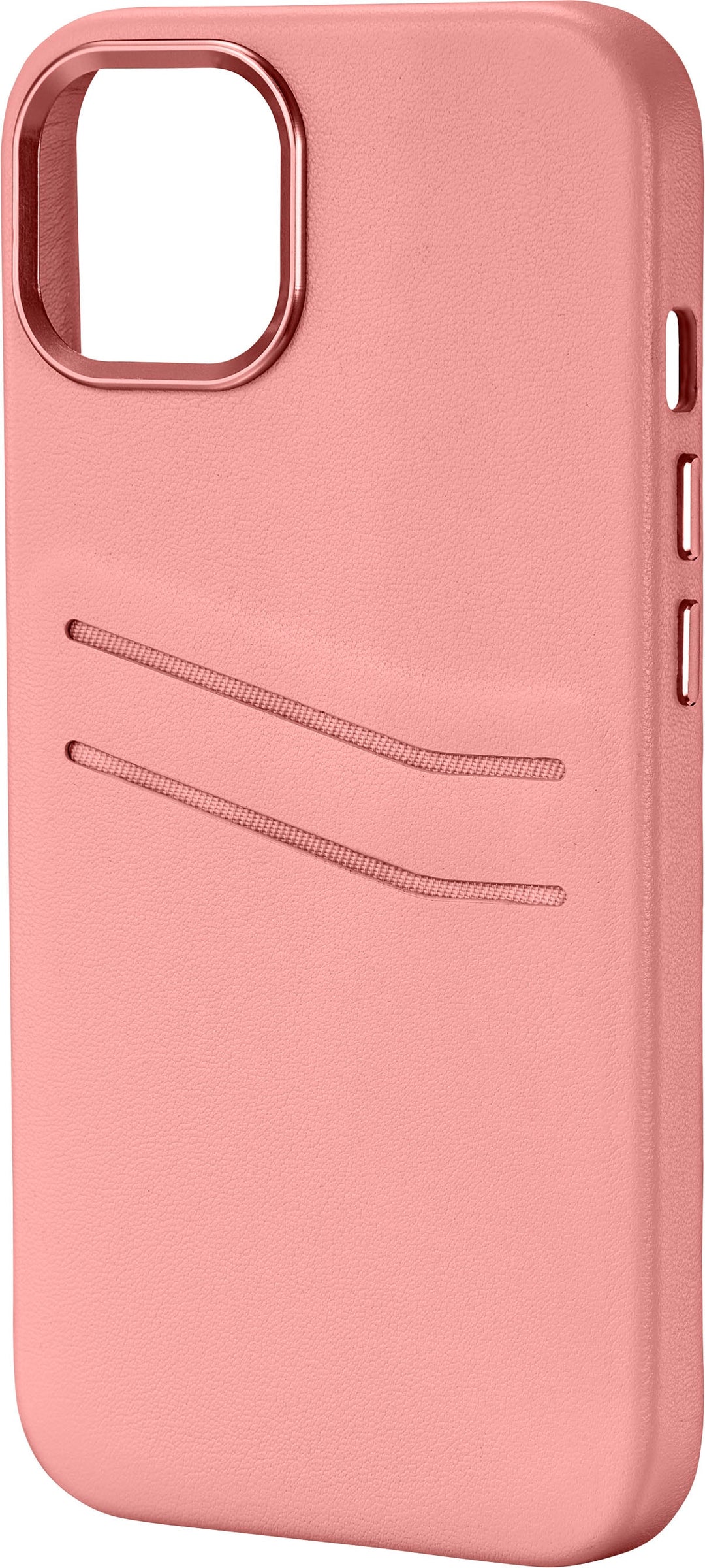 Insignia™ - Leather Wallet Case for iPhone 14 and iPhone 13 - Pink_2