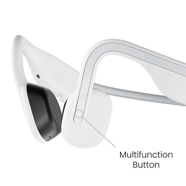 Shokz - OpenMove Bone Conduction Open Ear Lifestyle/Sport Headphones - White_2