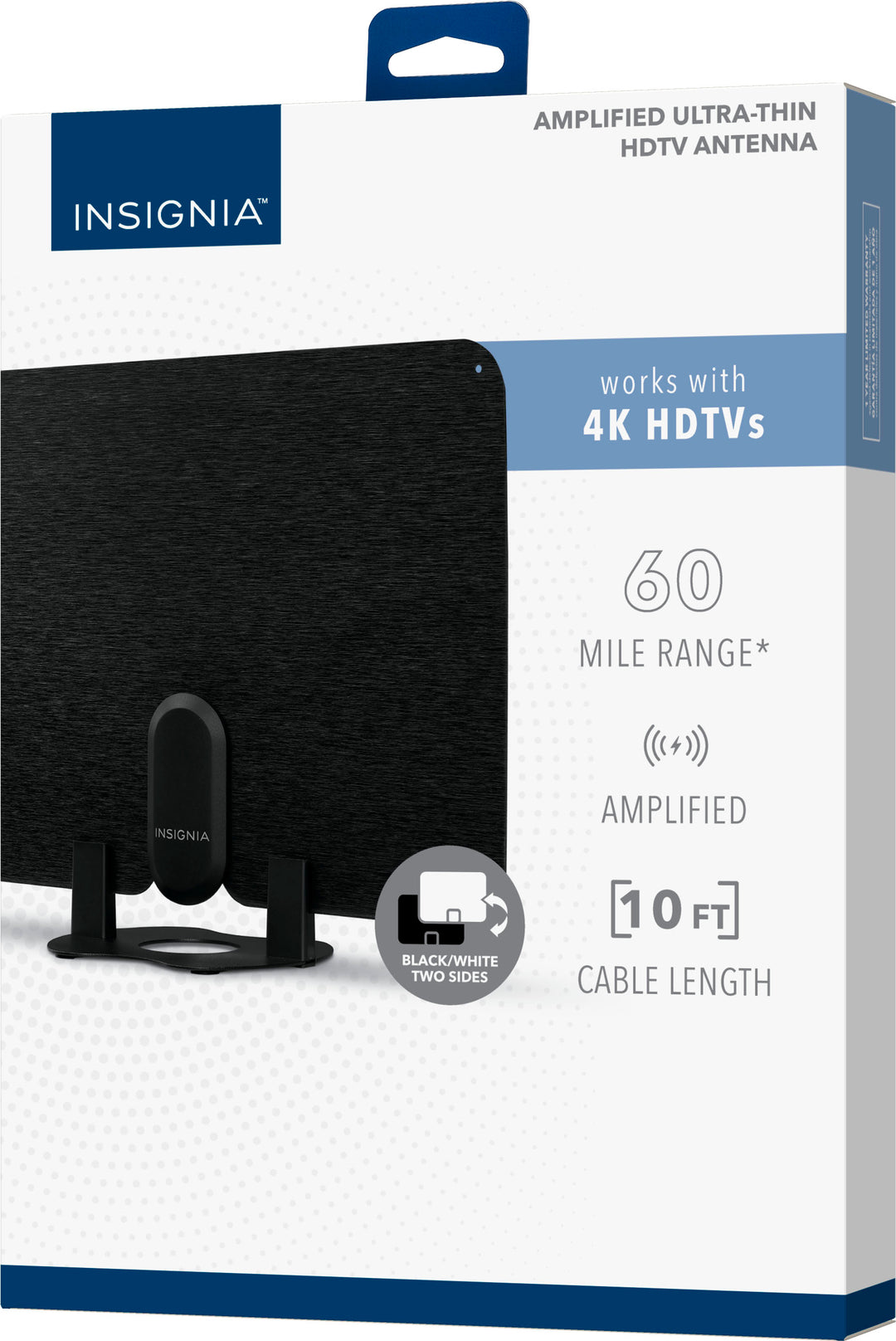 Insignia™ - Amplified Ultra-Thin Indoor HDTV Antenna - Black_8