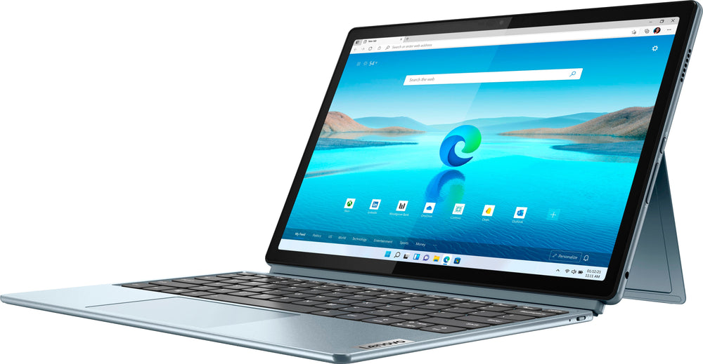 Lenovo - Ideapad Windows Duet 5i - 12.3" (2560x1600) Touch 2-in-1 Tablet - Core i3-1215U - 8GB RAM - 128GB SSD - with Keyboard - Stone Blue_1