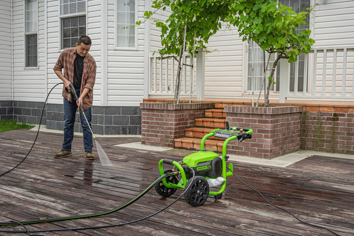 Greenworks - Pro  3000 PSI 2.0 GPM Cold Water Electric Pressure Washer - Green_3