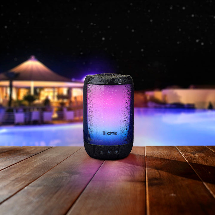 iHome - Rechargeable Waterproof Bluetooth Speaker - Black_2