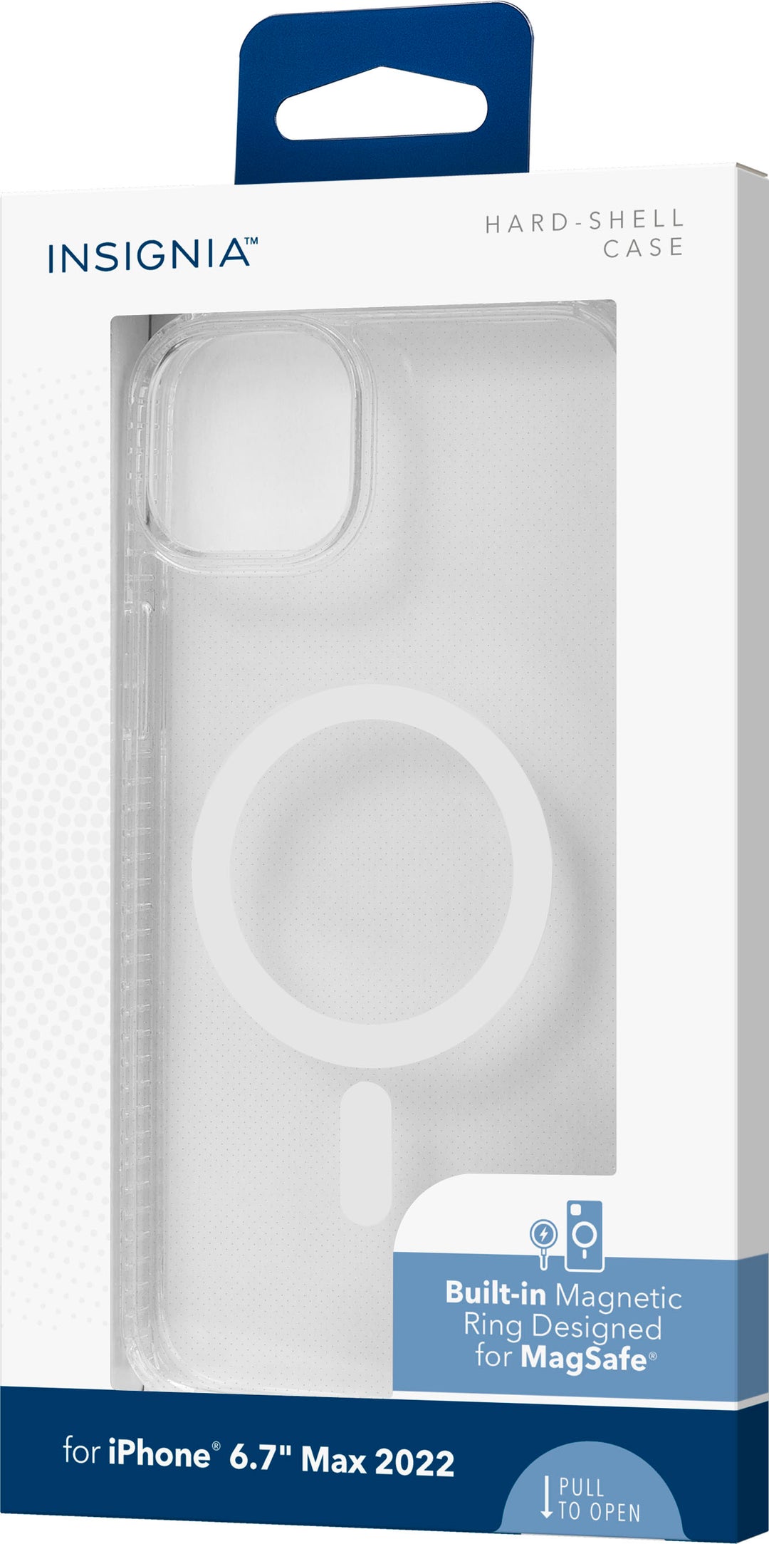 Insignia™ - Hard-Shell Case with MagSafe for iPhone 14 Plus - Clear_6