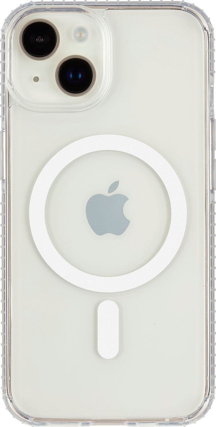 Insignia™ - Hard-Shell Case with MagSafe for iPhone 14 Plus - Clear_4