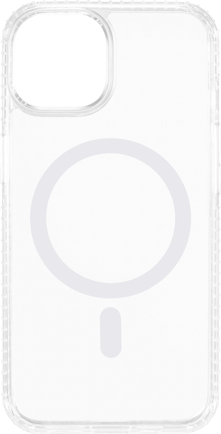 Insignia™ - Hard-Shell Case with MagSafe for iPhone 14 and iPhone 13 - Clear_0