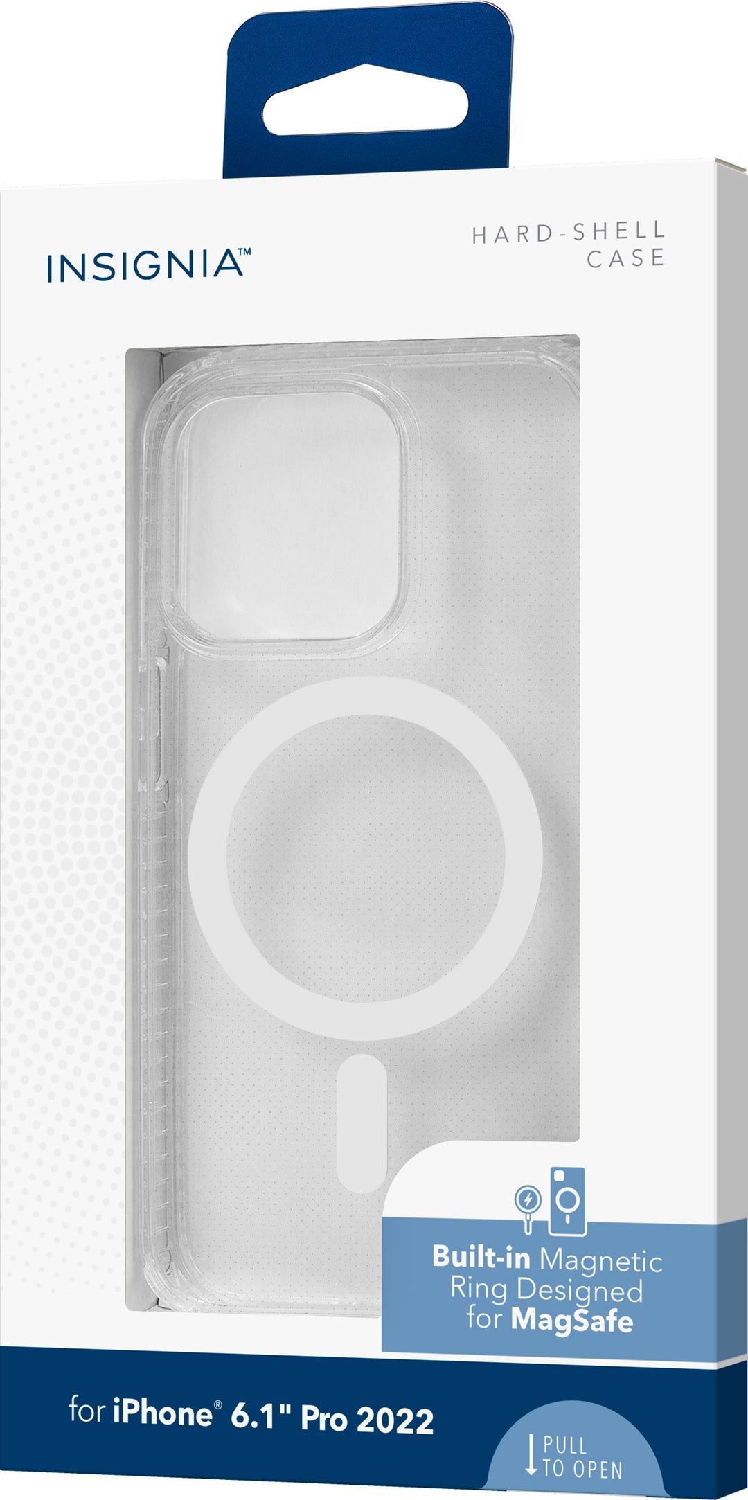 Insignia™ - Hard-Shell Case with MagSafe for iPhone 14 Pro - Clear_6