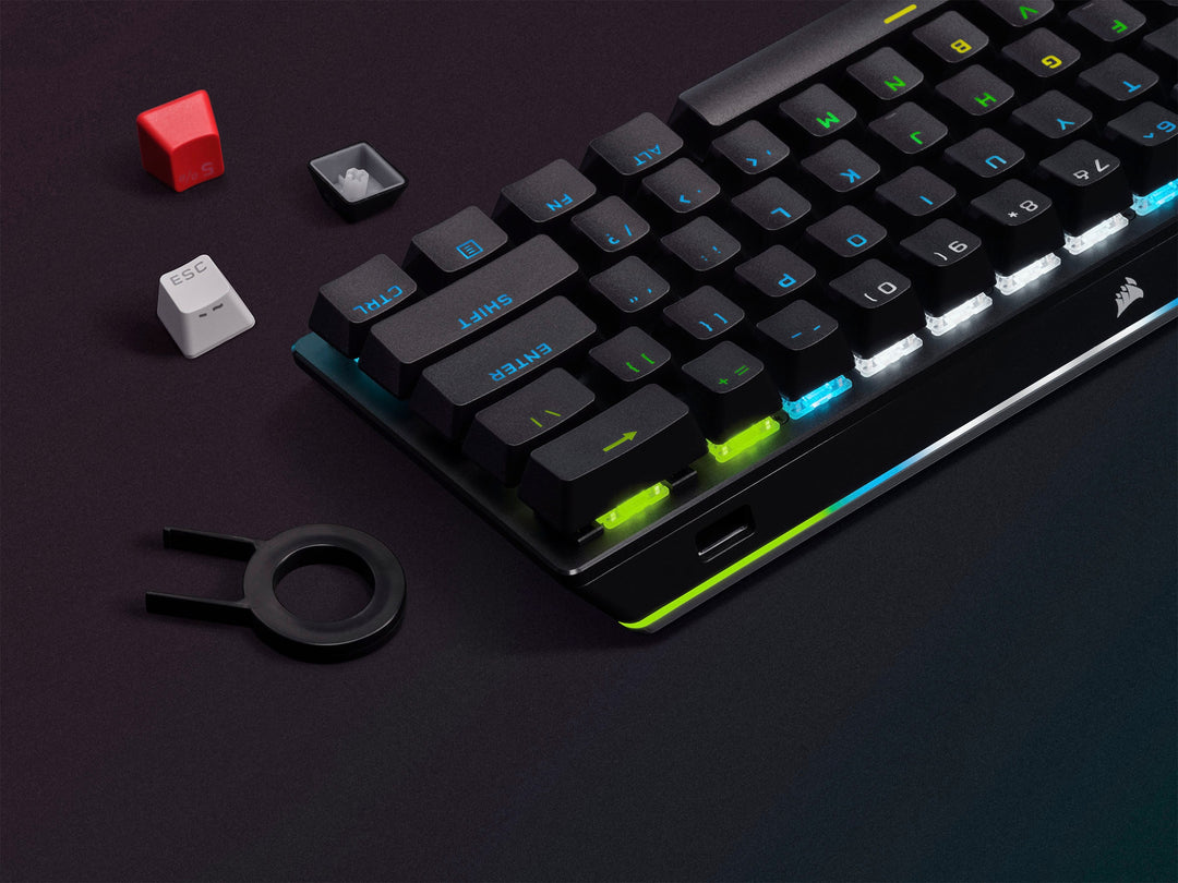 CORSAIR - K70 Pro Mini Wireless 60% RGB Mechanical Cherry MX SPEED Linear Switch Gaming Keyboard with swappable MX switches - Black_14