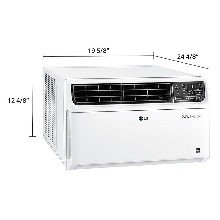 LG - 340 Sq. Ft. 8,000 BTU Smart Window Air Conditioner - White_1