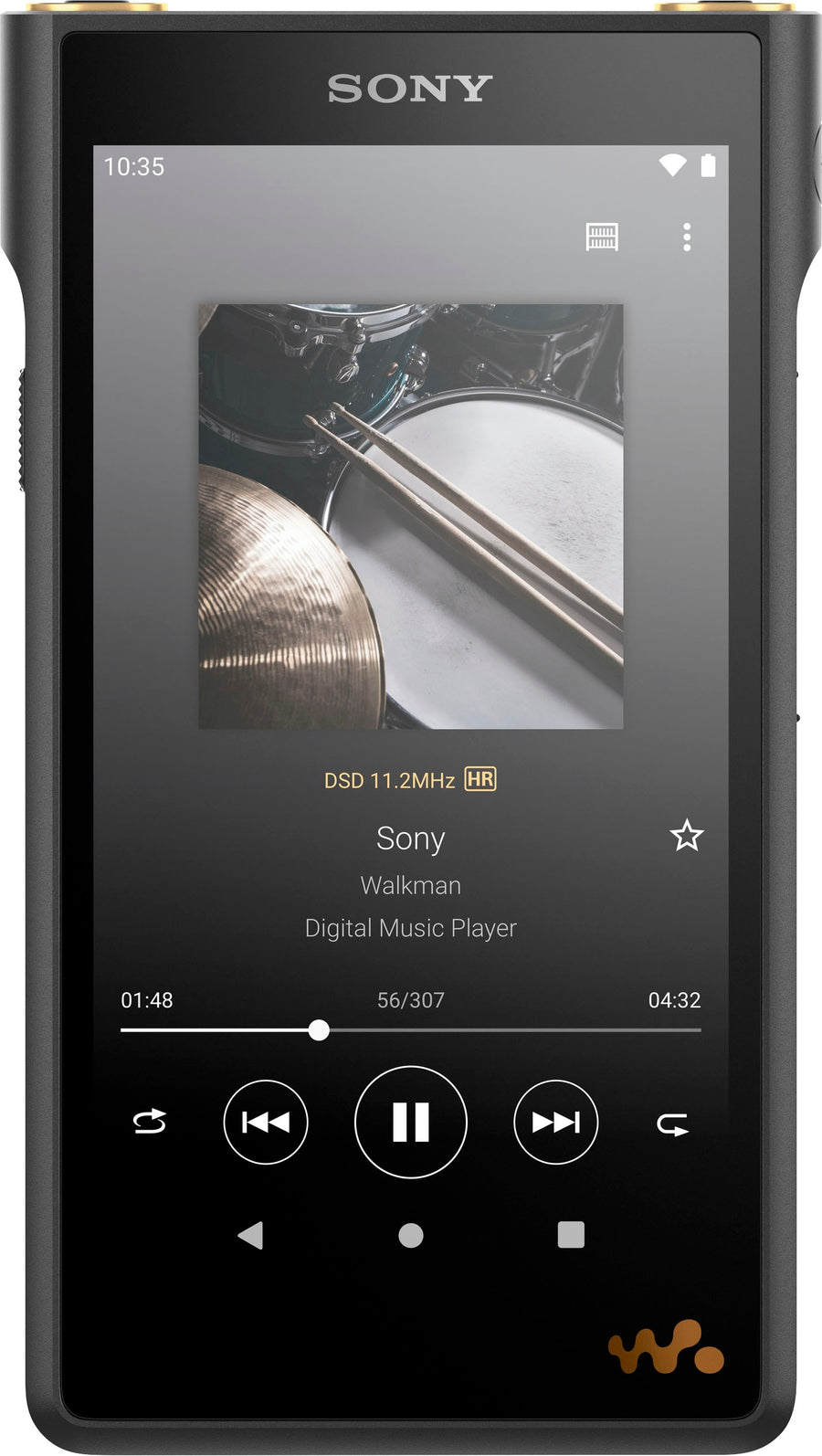 Sony - NWWM1AM2 Walkman Digital Music Player - Black_0