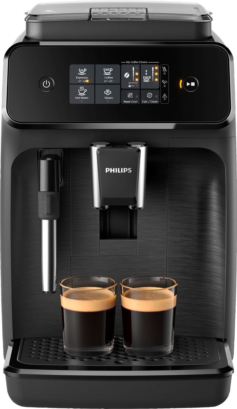 Philips 1200 Series Fully Automatic Espresso Machine with Milk Frother - Black_0