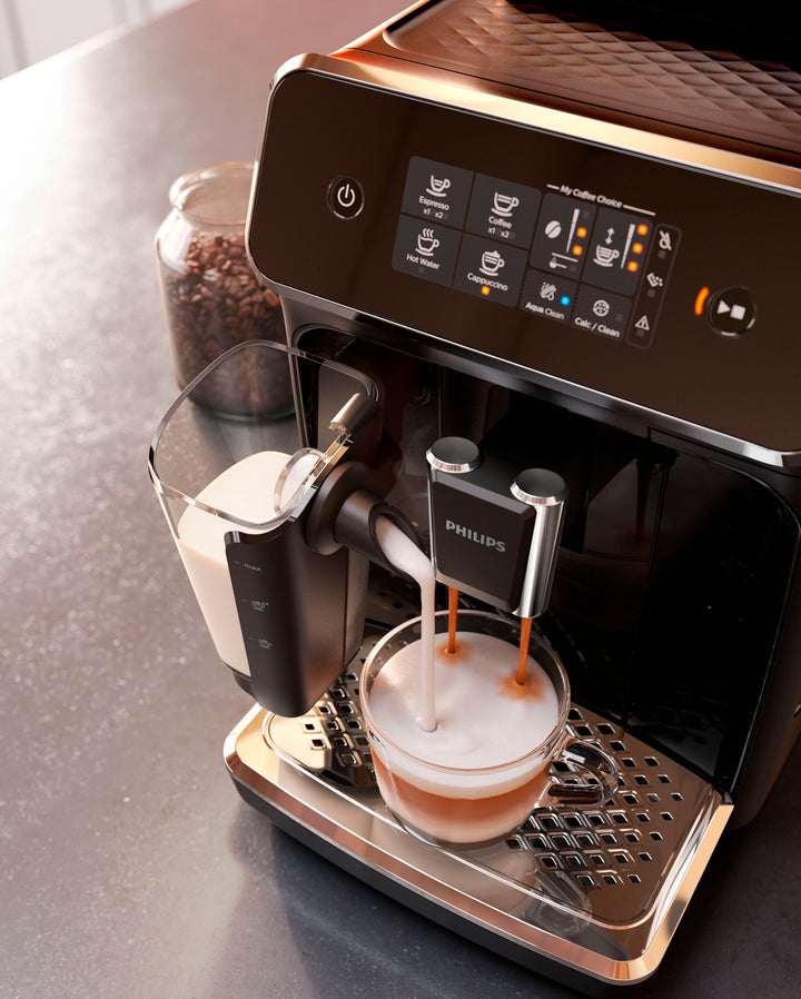 Philips 2200 Series Fully Automatic Espresso Machine with LatteGo - Black_6