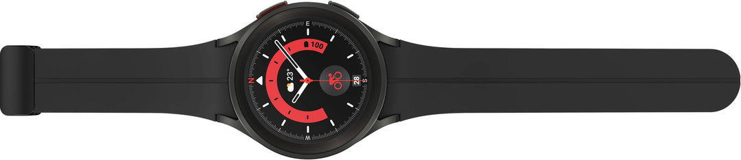 Samsung - Galaxy Watch5 Pro Titanium Smartwatch 45mm BT - Black_4