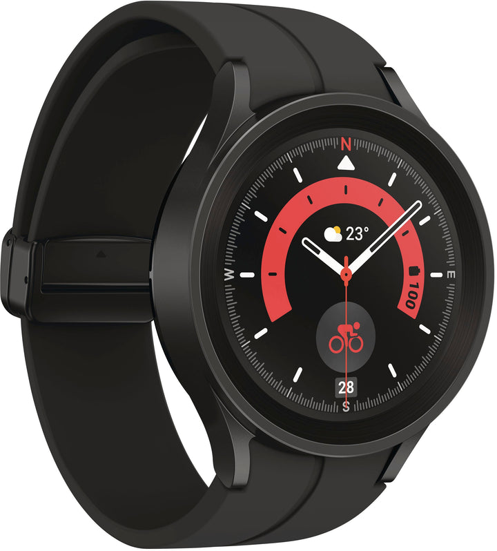 Samsung - Galaxy Watch5 Pro Titanium Smartwatch 45mm BT - Black_6