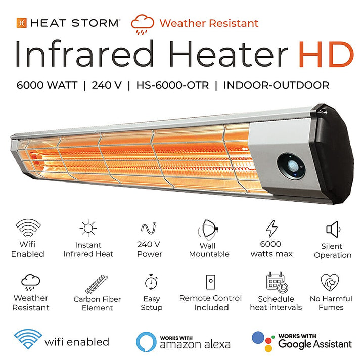 Heat Storm 6000 Watt Infrared Heater - Gray_6