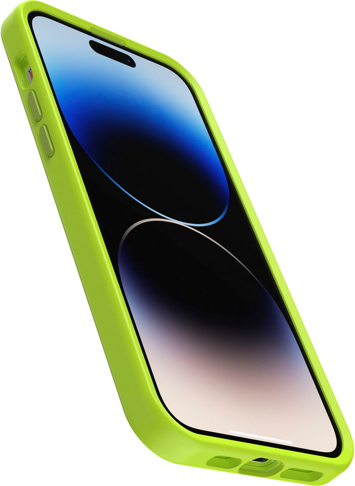 OtterBox - Symmetry Series+ for MagSafe Hard Shell for Apple iPhone 14 Pro Max - Lime All Yours_1