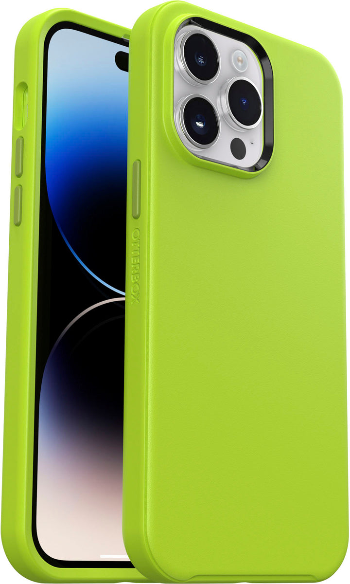 OtterBox - Symmetry Series+ for MagSafe Hard Shell for Apple iPhone 14 Pro Max - Lime All Yours_2
