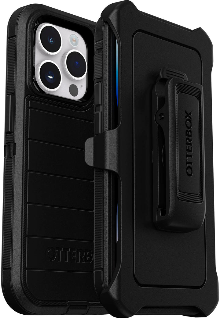 OtterBox - Defender Series Pro Hard Shell for Apple iPhone 14 Pro - Black_3