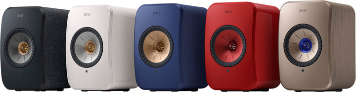 KEF - LSXII Wireless Bookshelf Speakers Pair - RED_5