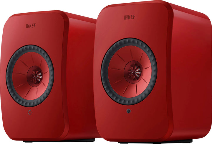 KEF - LSXII Wireless Bookshelf Speakers Pair - RED_2