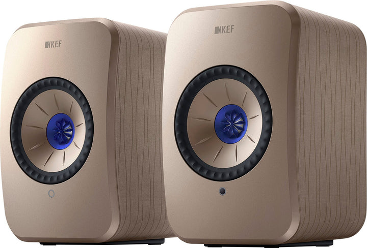 KEF - LSXII Wireless Bookshelf Speakers Pair - TAN_2