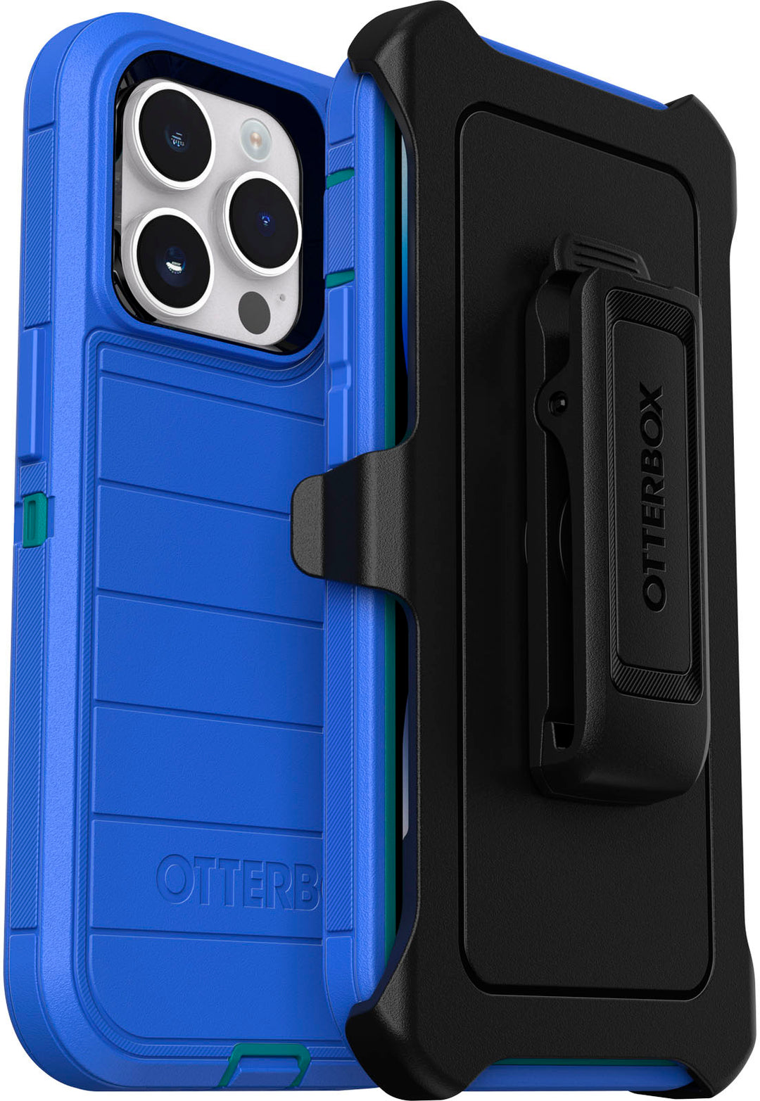 OtterBox - Defender Series Pro Hard Shell for Apple iPhone 14 Pro - Rain Check_3