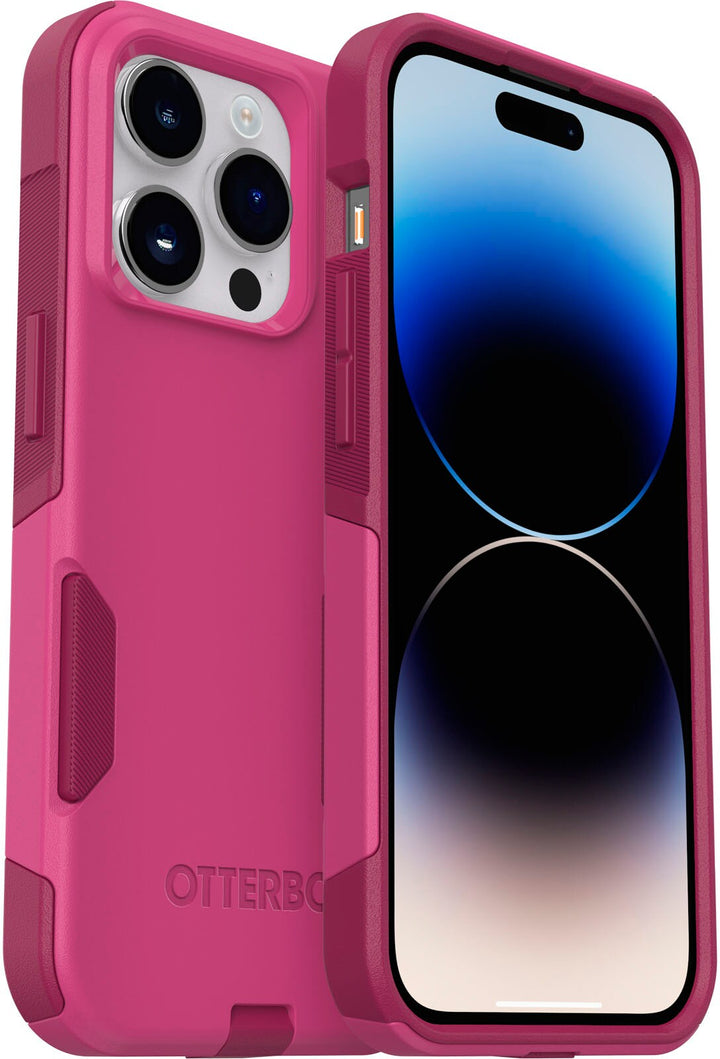 OtterBox - Commuter Series Hard Shell for Apple iPhone 14 Pro - Into the Fuchsia_3