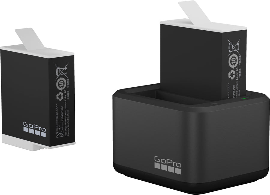 Dual Charger for GoPro HERO9 Black and HERO10 Black Batteries - Black_0