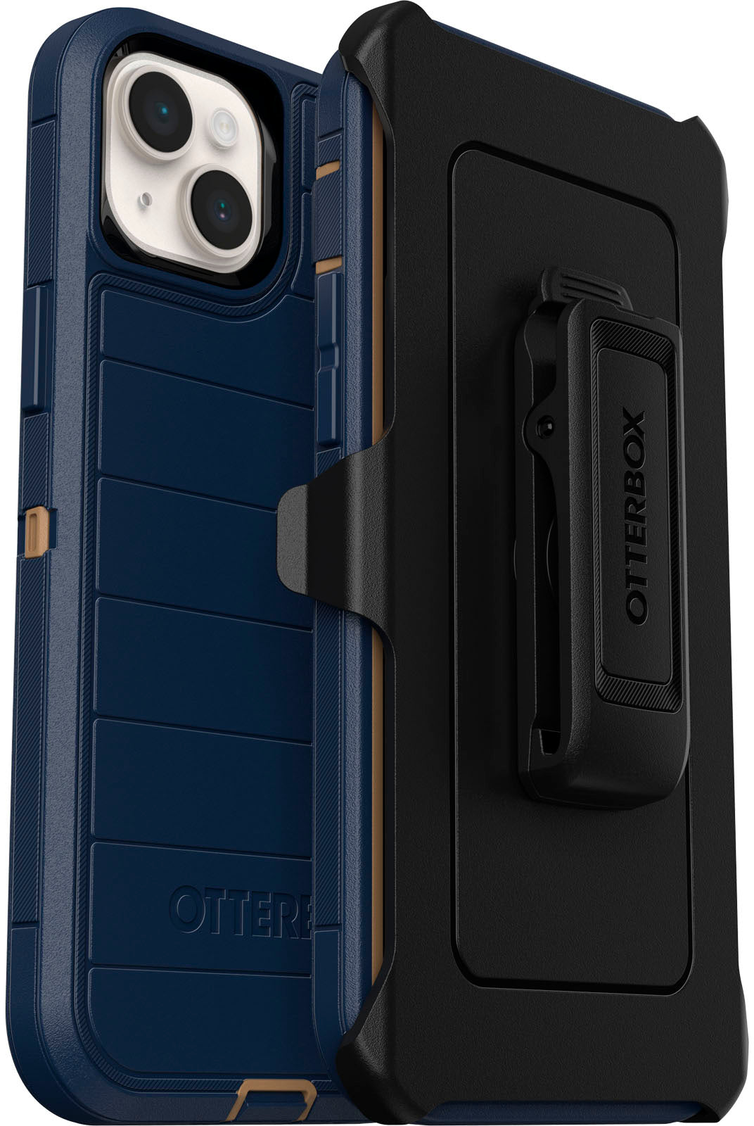 OtterBox - Defender Series Pro Hard Shell for Apple iPhone 14 Plus - Blue Suede Shoes_3