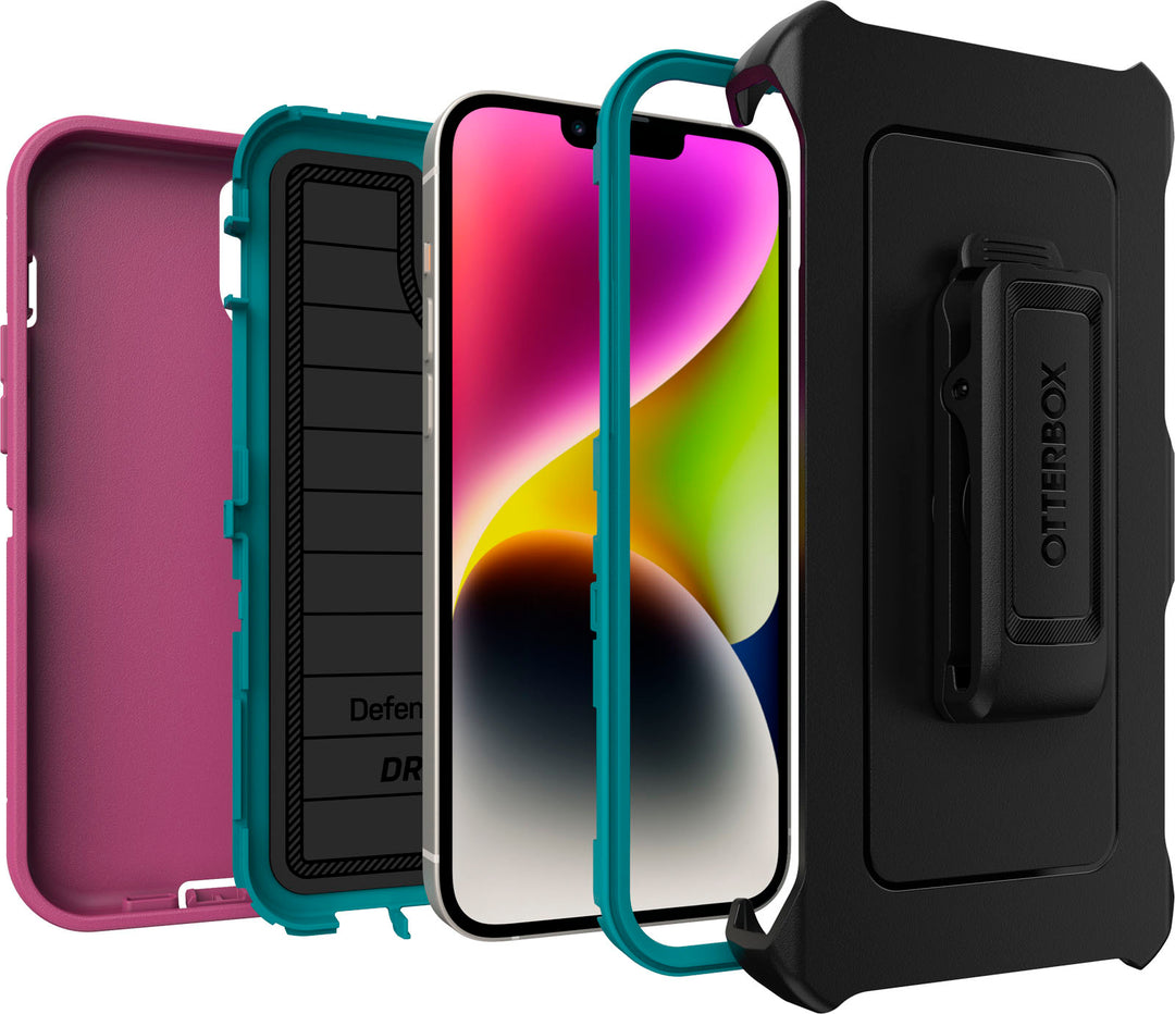 OtterBox - Defender Series Pro Hard Shell for Apple iPhone 14 Plus - Canyon Sun_1