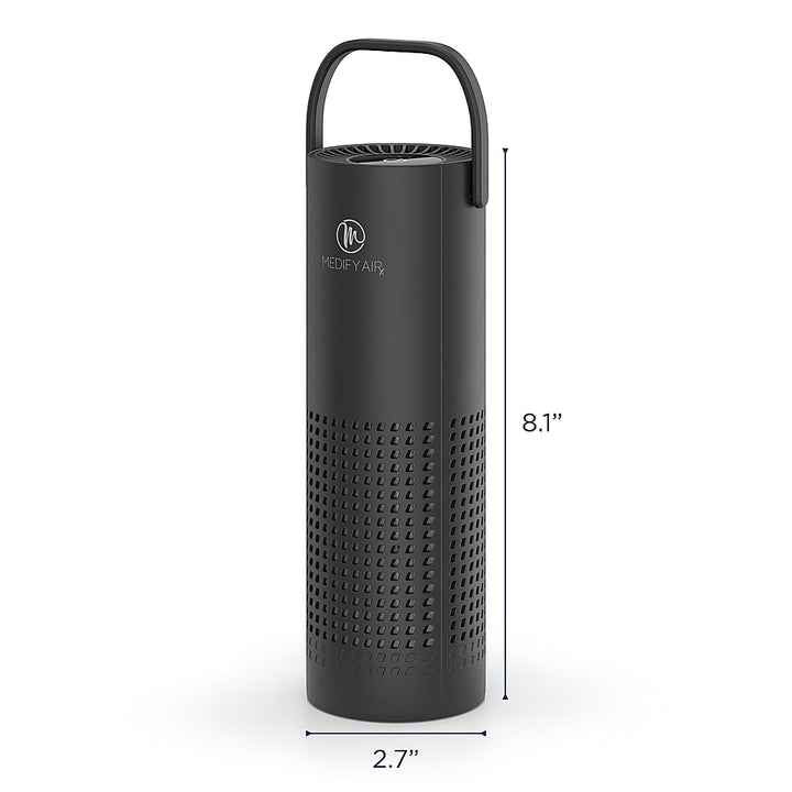 Medify Air - Medify MA-10 Portable Air Purifier with True HEPA H13 Filter | 40 sq ft Coverage | Black, 1-Pack - Black_4