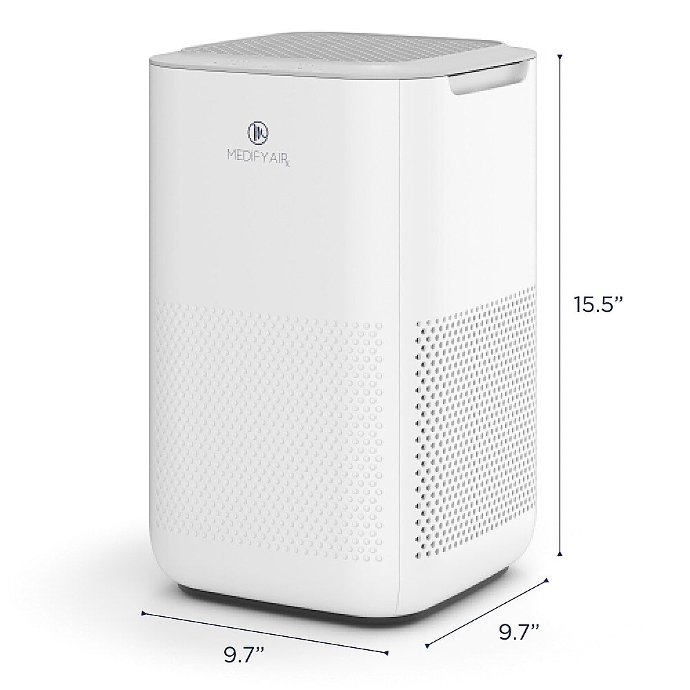 Medify Air - Medify MA-15 Air Purifier with H13 True HEPA Filter | 330 sq ft Coverage | 99.9% Removal to 0.1 Microns | White, 1-Pack - White_2