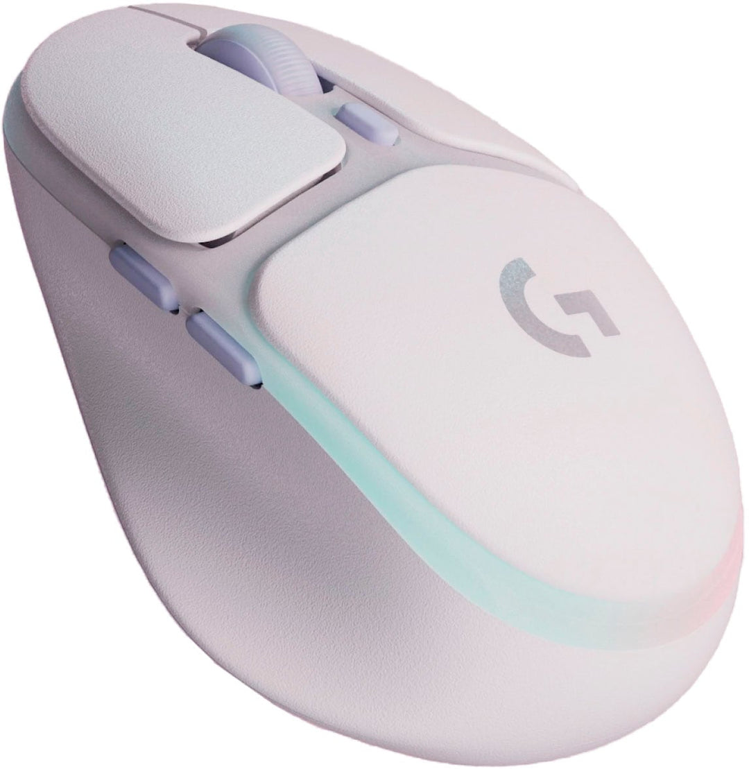 Logitech - G705 Aurora Collection Wireless Optical Gaming Mouse with Customizable LIGHTSYNC RGB Lighting - White Mist_5