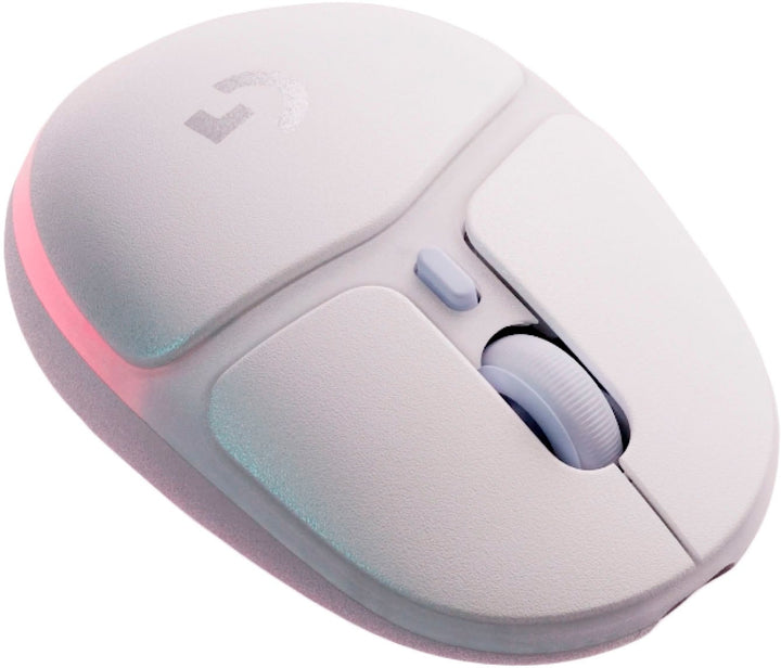 Logitech - G705 Aurora Collection Wireless Optical Gaming Mouse with Customizable LIGHTSYNC RGB Lighting - White Mist_4