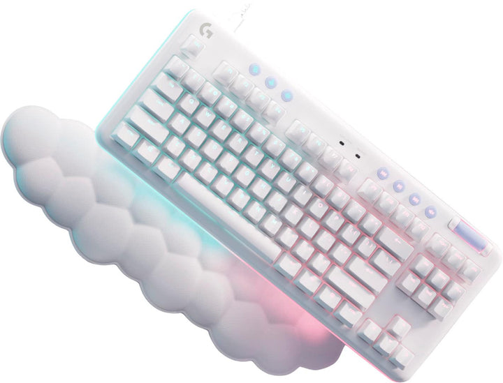 Logitech - G713 Aurora Collection TKL Wired Mechanical Tactile Switch Gaming Keyboard for PC/Mac with Palm Rest Included - White Mist_7