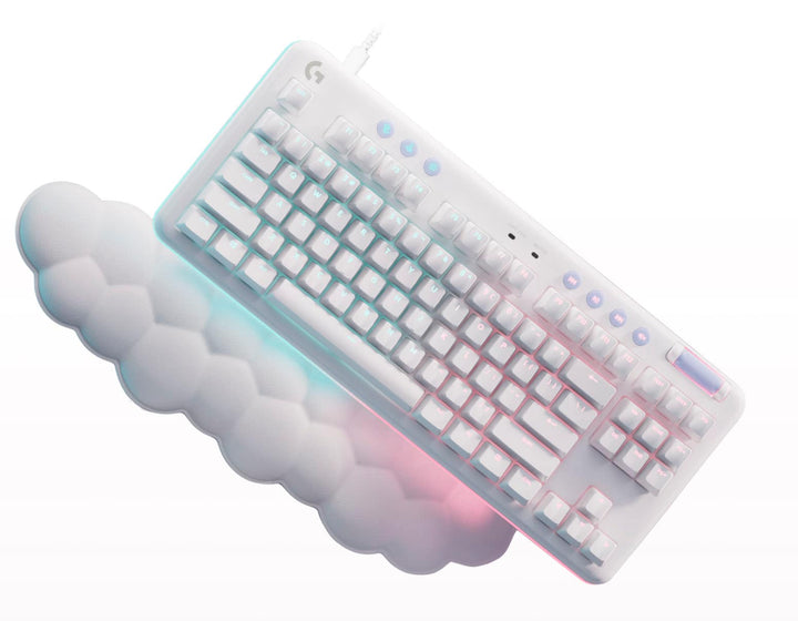 Logitech - G713 Aurora Collection TKL Wired Mechanical Linear Switch Gaming Keyboard for PC/Mac with Palm Rest Included - White Mist_7