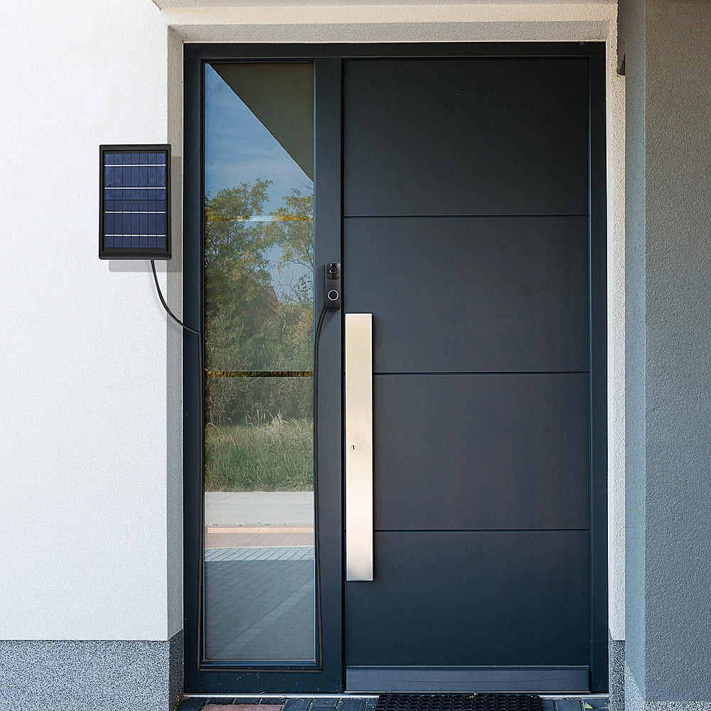 Wasserstein - Solar Panel Compatible with Blink Video Doorbell Blink Doorbell Solar Panel for Your Blink Video Doorbell - Black_3