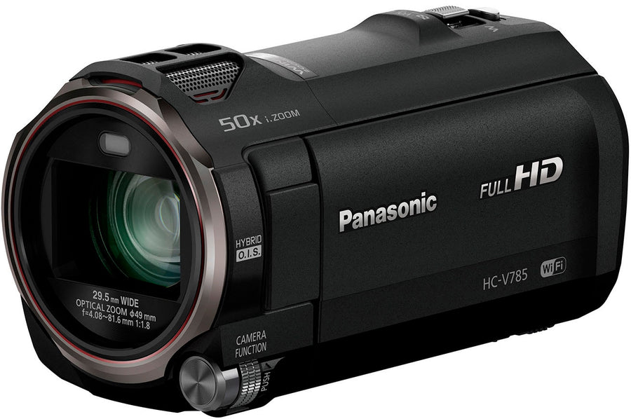 Panasonic - HC-V785K Full HD Video Camera Camcorder with 20X Optical Zoom - Black_0
